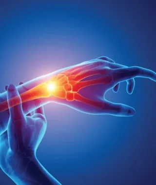 Cotovelo, punho, mão